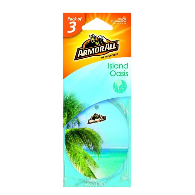 Armorall 3 Pack Hanging Car Air Freshener Island Oasis