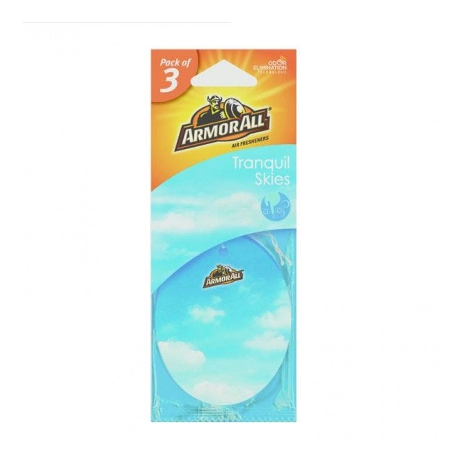 Armorall 3 Pack Hanging Car Air Freshener Tranquil Skies