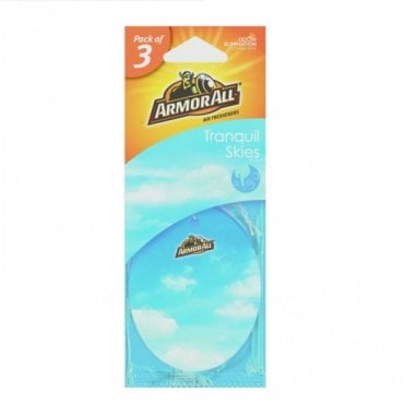 ArmorAll 3 Pack Hanging Car Air Freshener Tranquil Skies