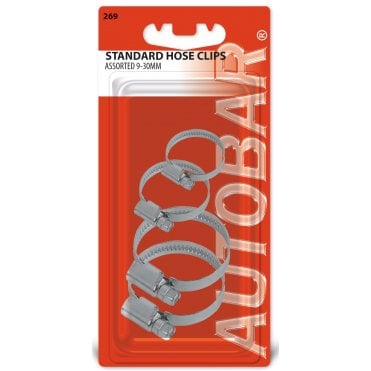 Autobar Assorted Hose Clips 9-30mm