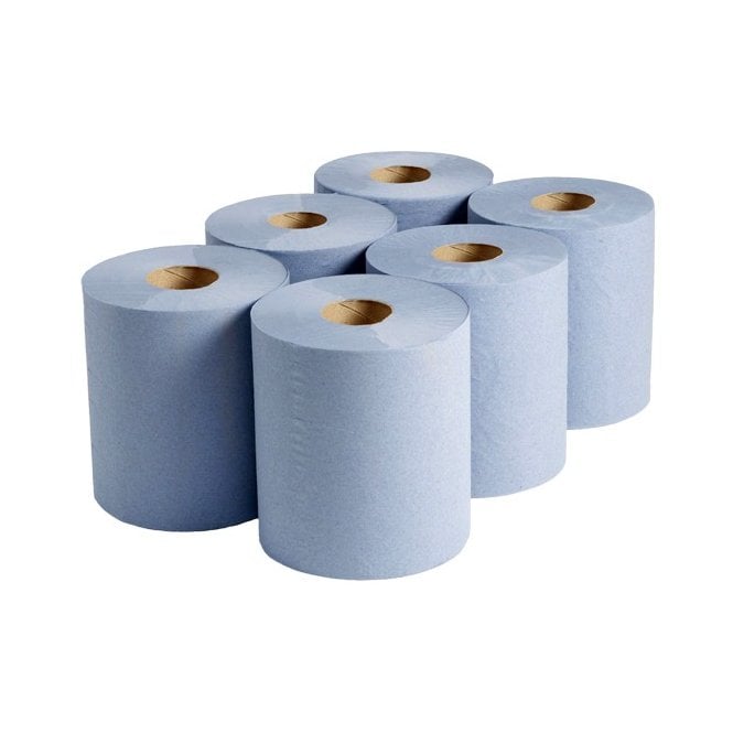 Blue Centrefeed Roll 120m (6 Pack)