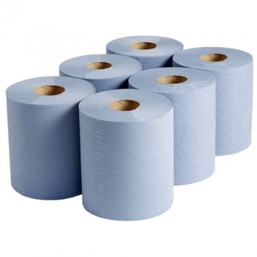 Blue Centrefeed Roll 120m (6 Pack)