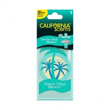 Santa Cruz Beach Palm Carded Air Freshener