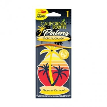 Tropical Colada Palm Carded Air Freshener