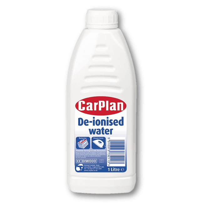 Carplan De-Ionised Water 1 litre
