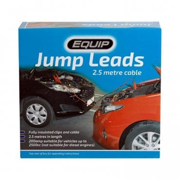 Jump Leads Boxed 200amp 2.5m Cable