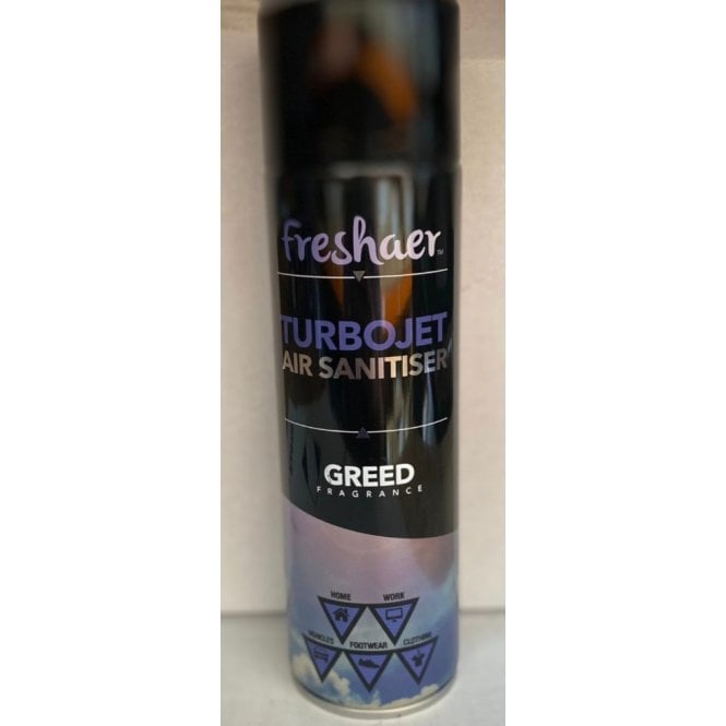 FreshAer Greed Fragrance TurboJet Perfumed Odour Neutraliser