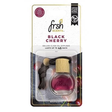 Black Cherry Glass Bottle Air Freshener