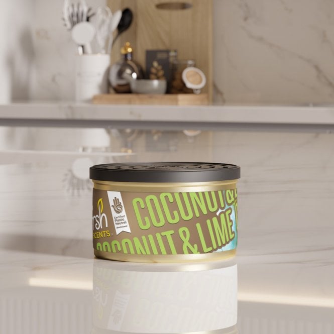 Frsh Scents Coconut & Lime Fragrance Tin Can Air Freshener