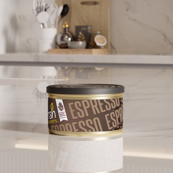 Frsh Scents Espresso Fragrance Tin Can Air Freshener