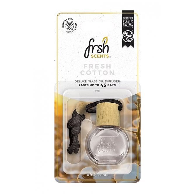 Frsh Scents Fresh Cotton Glass Bottle Air Freshener