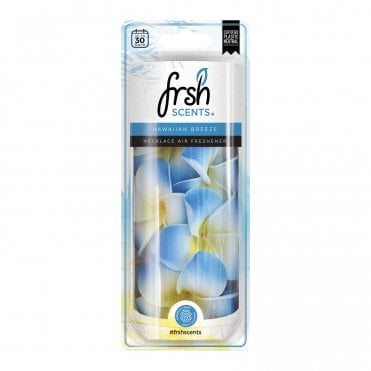 Hawaiian Breeze Scented Blue Necklace Air Freshener