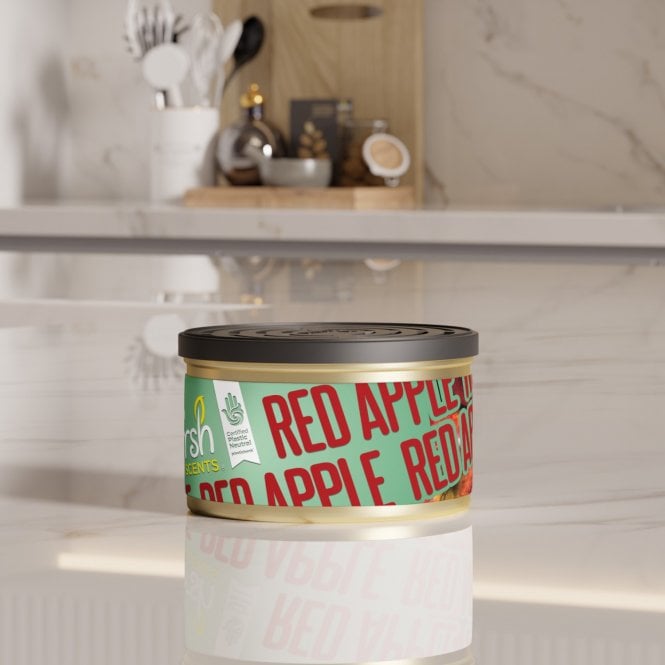 Frsh Scents Red Apple Fragrance Tin Can Air Freshener