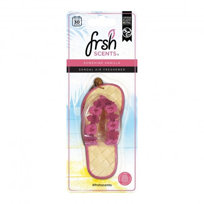 Frsh Scents Sunshine Vanilla Scented Pink Sandal Air Freshener