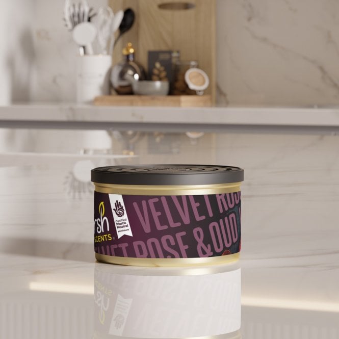 Frsh Scents Velvet Rose & Oud Fragrance Tin Can Air Freshener