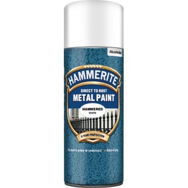 Hammered White Aerosol Paint 400ml