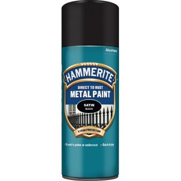 Satin Black Aerosol Paint 400ml