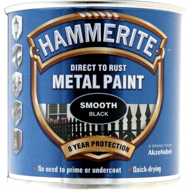 Hammerite Smooth Black 250ml