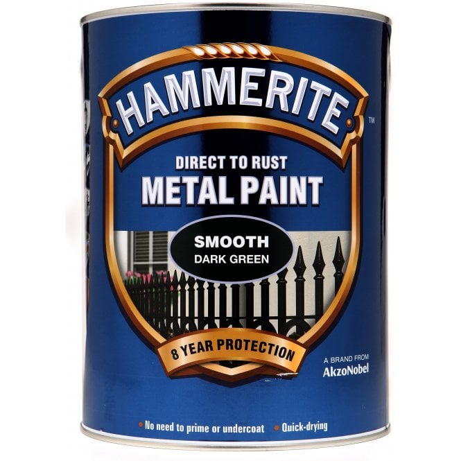 Hammerite Smooth Dark Green 5 Litre