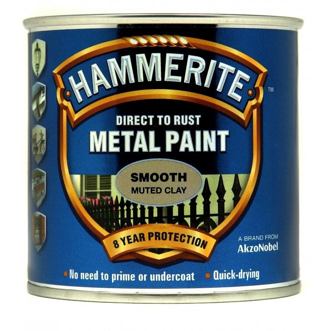 Hammerite Smooth Muted Clay 250ml