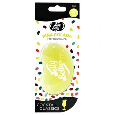 Jelly Belly Cocktail Classics 3D Car Air Freshener Piña Colada
