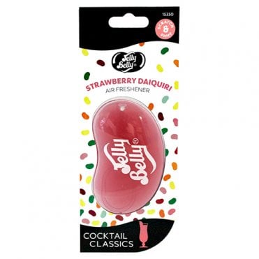 Jelly Belly Cocktail Classics 3D Car Air Freshener Strawberry Daiquiri