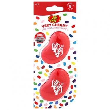 Jelly Belly Duo Vent Car Air Freshener Very Cherry
