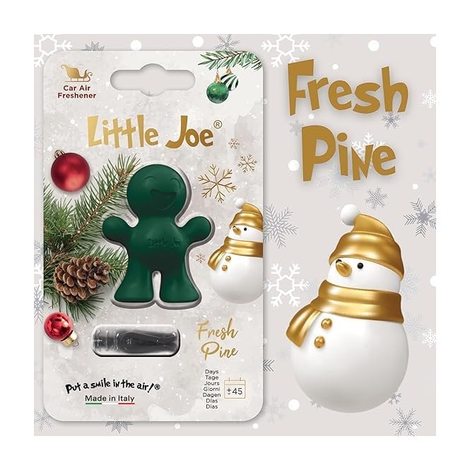 Little Joe Fresh Pine Green Christmas Fragrance Vent Air Freshener