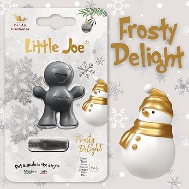 Frosty Delight Silver Christmas Fragrance Vent Air Freshener