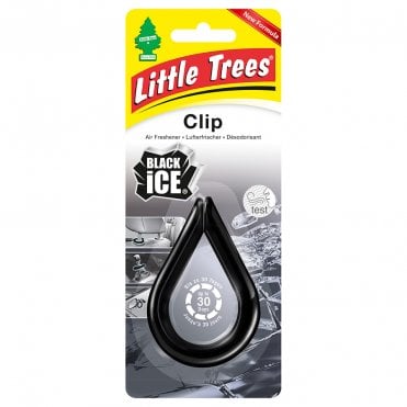 Little Trees Clip Car Air Freshener Black Ice