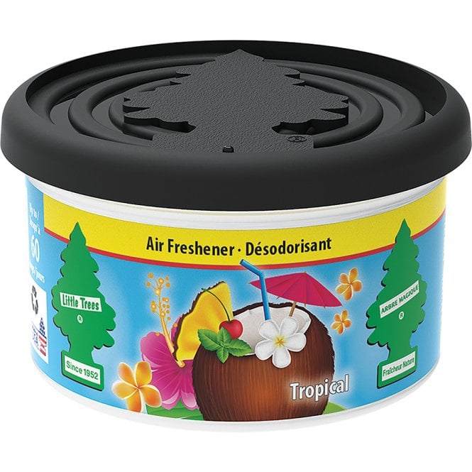 Little Trees Fibre Can Car Air Freshener Tropical