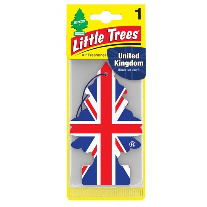 Little Trees Little Tree Carded Air Freshener United Kingdom Black Ice Scent