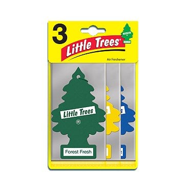 Triple Pack Car Air Freshener Forest Fresh, Vanillaroma & New Car