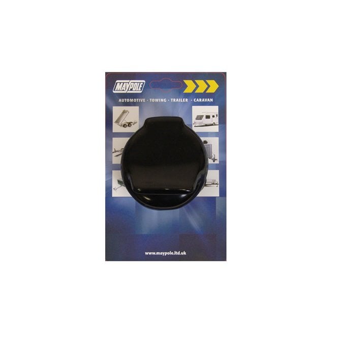 Maypole Black PVC Cover for Caravan & Trailer Electrical Sockets