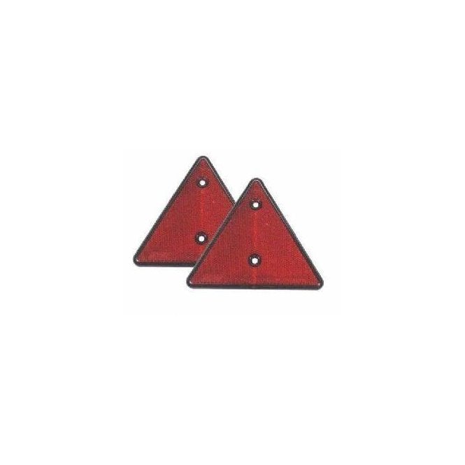 Maypole Triangle Reflectors 2 Pack Red