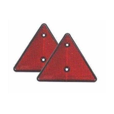 Triangle Reflectors 2 Pack Red