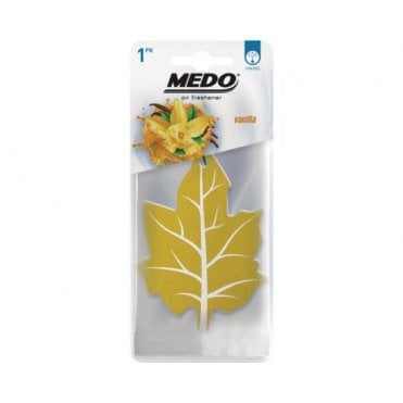 Medo Leaf Car Air Freshener Vanilla