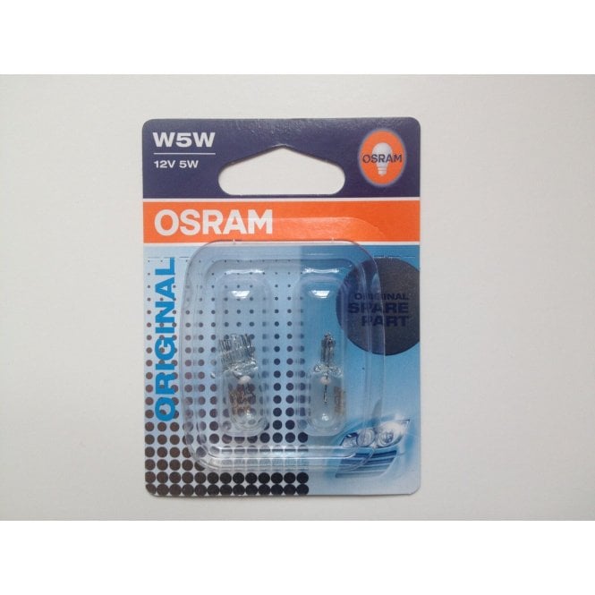 Osram 501 Bulbs Twin Pack W5W 12V 5W