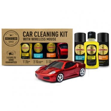 Mini Valeting Products & Car Mouse Gift Set