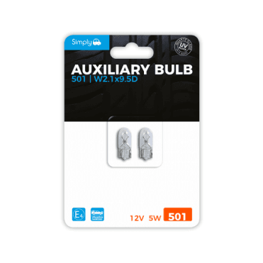 12V 501 Capless Side Light Bulbs (2 Pack)