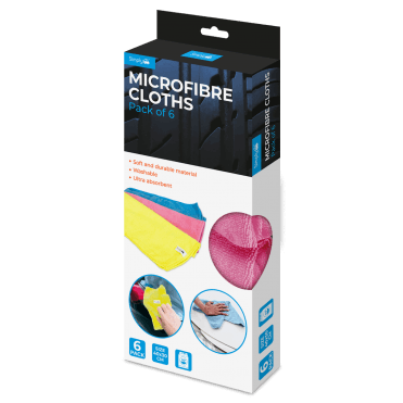 Microfibre Cloths Pack of 6