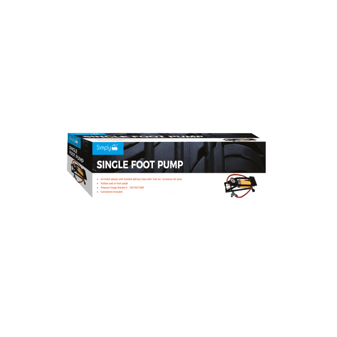 Simply Single Barrel Foot Pump